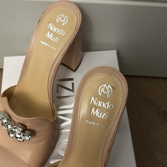 Nando Muzi Italian Leather bridal shoes - Picture 2 of 5